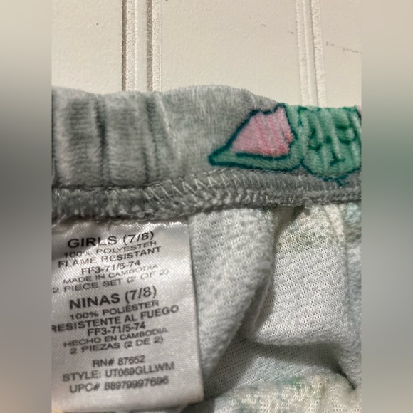 2‎ Pairs of Pants Holiday Time and Star Wars size 7/8 Pajamas Leggings Red Green - Picture 3 of 6